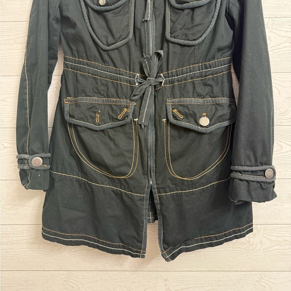 22 Women’s Navy Blue Rain Utility Jacket. Size M - Picture 4 of 7